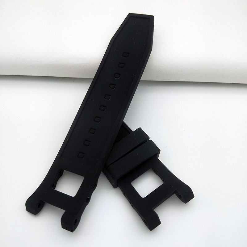 28mm Black Comfortable Silicone Watch Strap Replacement Bracelet For Invicta Subaqua Numa III 50mm Watchband Waterproof Strap