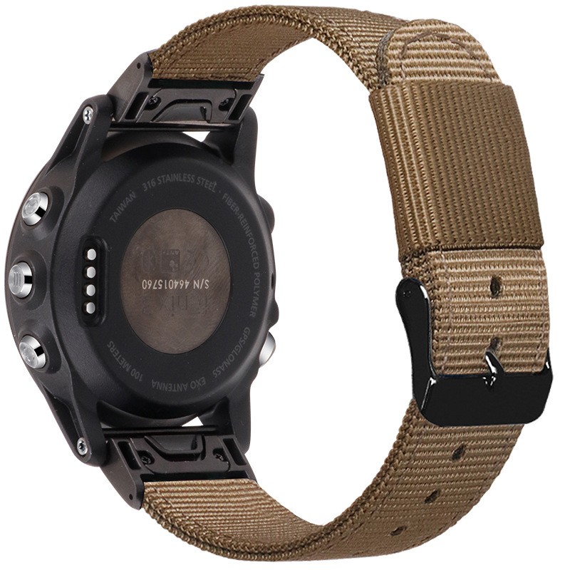 20 مللي متر 22 مللي متر 26 مللي متر الإفراج السريع النايلون الأشرطة ل Garmin fenix 5 5s 5X fenix 6 6S 6Xpro الذكية العصابات استبدال الرياضة الساعات