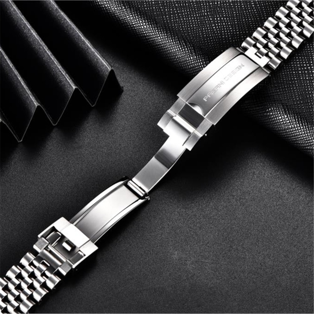 PAGANI DESIGN Original For PD1661,PD1662.PD1651 Watch 316L Stainless Steel Band Jubilee Band Bracelet Width 20mm, Length 220mm