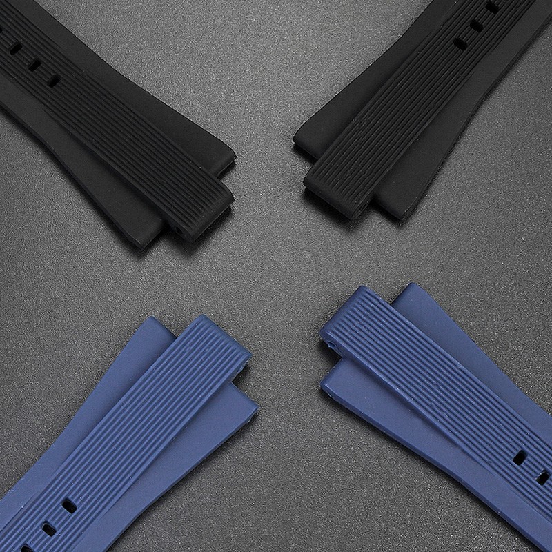 Silicone Rubber Watch Band Convex Interface 13mm For M-K MK8184 MK8295 MK8296 MK8445 MK8152 Watchband Man Watches Strap