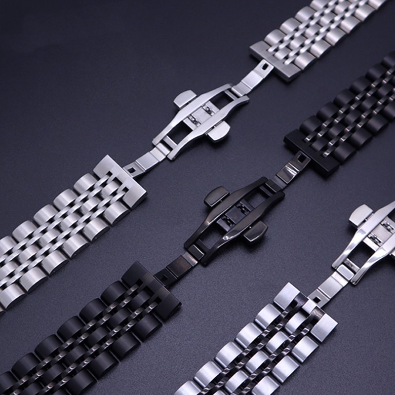 20/22mm watch band for samsung galxay watch 4 strap 40mm 44mm 3 45mm stainless steel bracelets Galaxy watch 4 classic 46mm 45mm