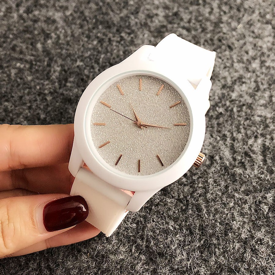 Brand Wrist Watches Fashion Men Women Ladies Girl Couples Crocodile Pattern Quartz Casual Silicone Band Watch LA09