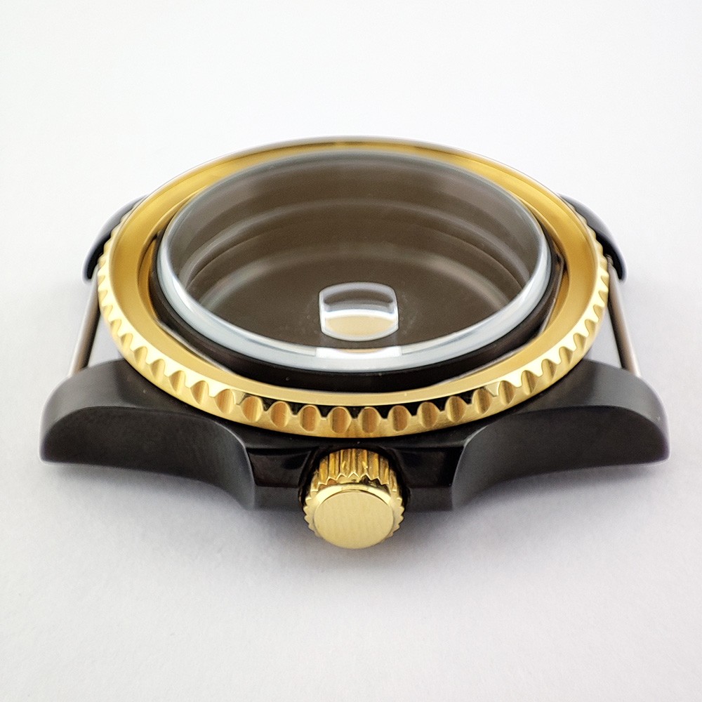 40mm NH35 NH36 case, watch accessories, add ceramic bezelfit for nh35 nh36, miyota 8215 8205 movement NO.26