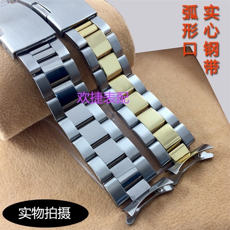 16mm 18mm 19mm 21mm 24 26mm 22mm 20mm Curved End Stainless Steel Watch Band Strap for Samsung Galaxy Watch Watchband