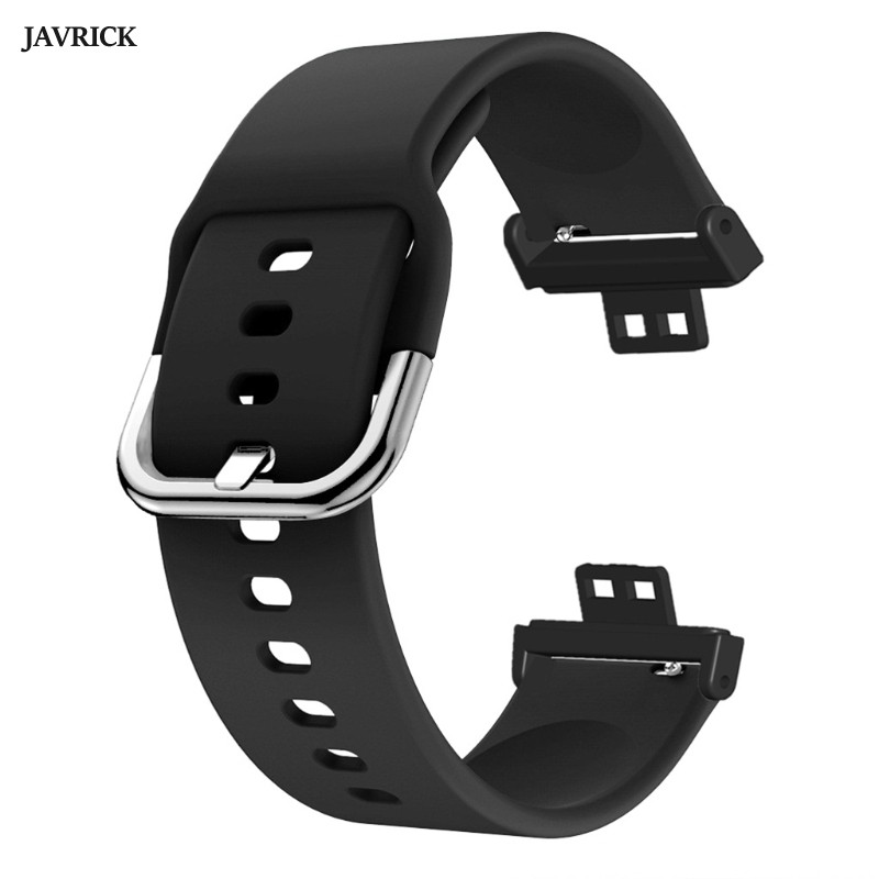 Durable Solid Color Soft Silicone Wristband Watch Wrist Strap For Huawei Watch Fit Smart Wristband Accessories