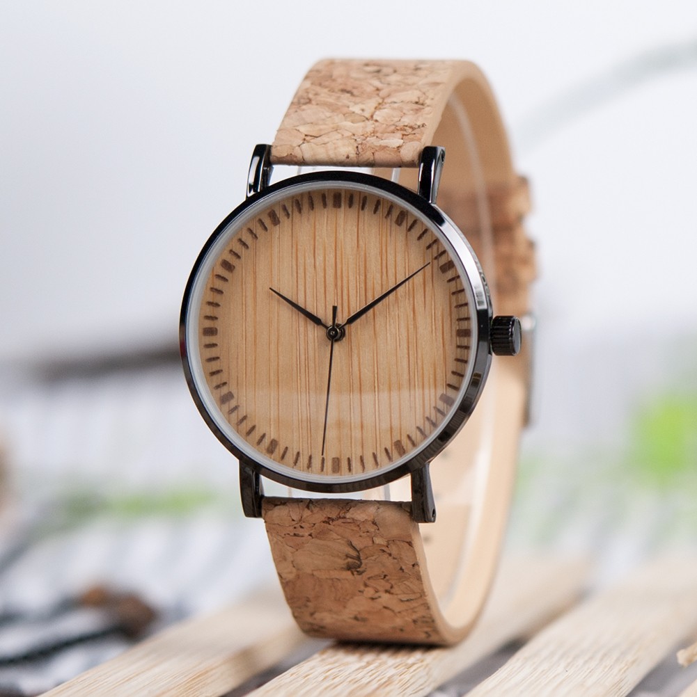 Bobo Bird Wood Watch Men Bamboo Relogio Masculino Wristwatch with Silicone Leather Band Strap Great Gift