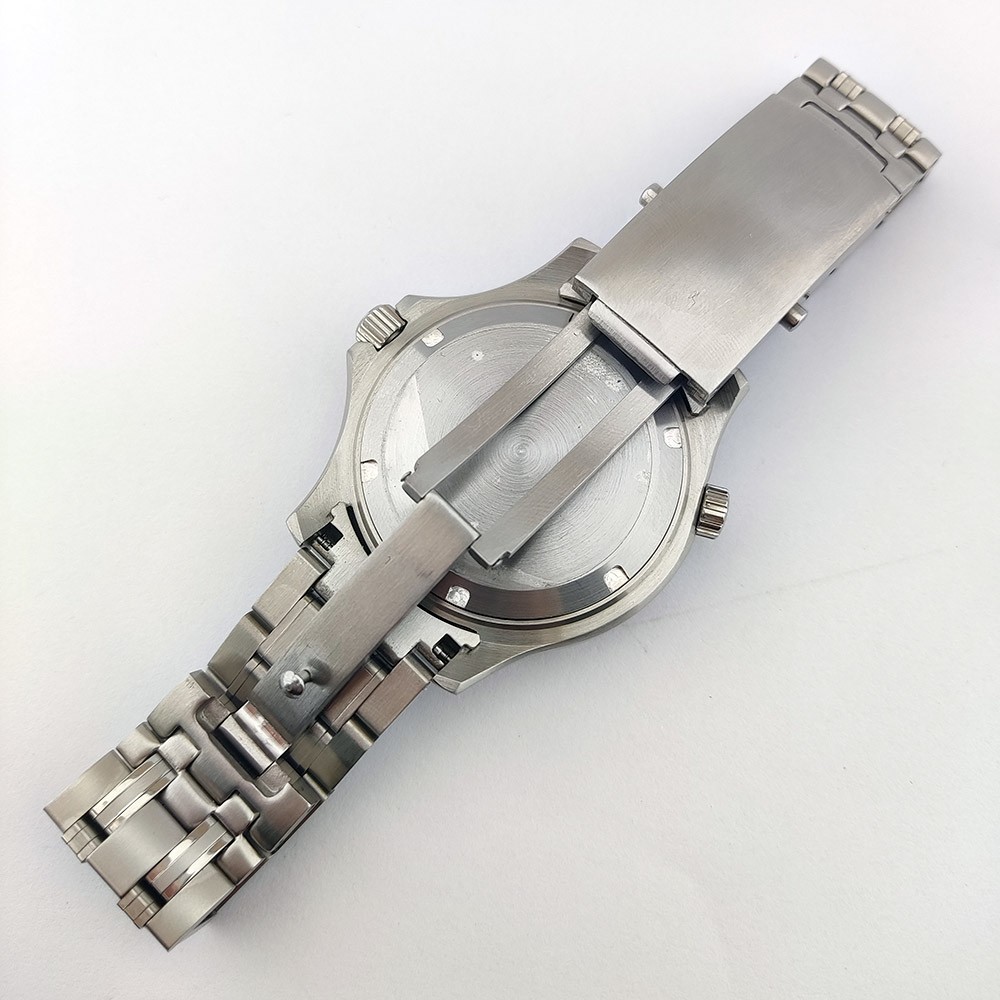 41mm Silver Watch Case Stainless Steel Case Men's Watches Case Watchband Self Matching Bezel Watch Band for miota 8215