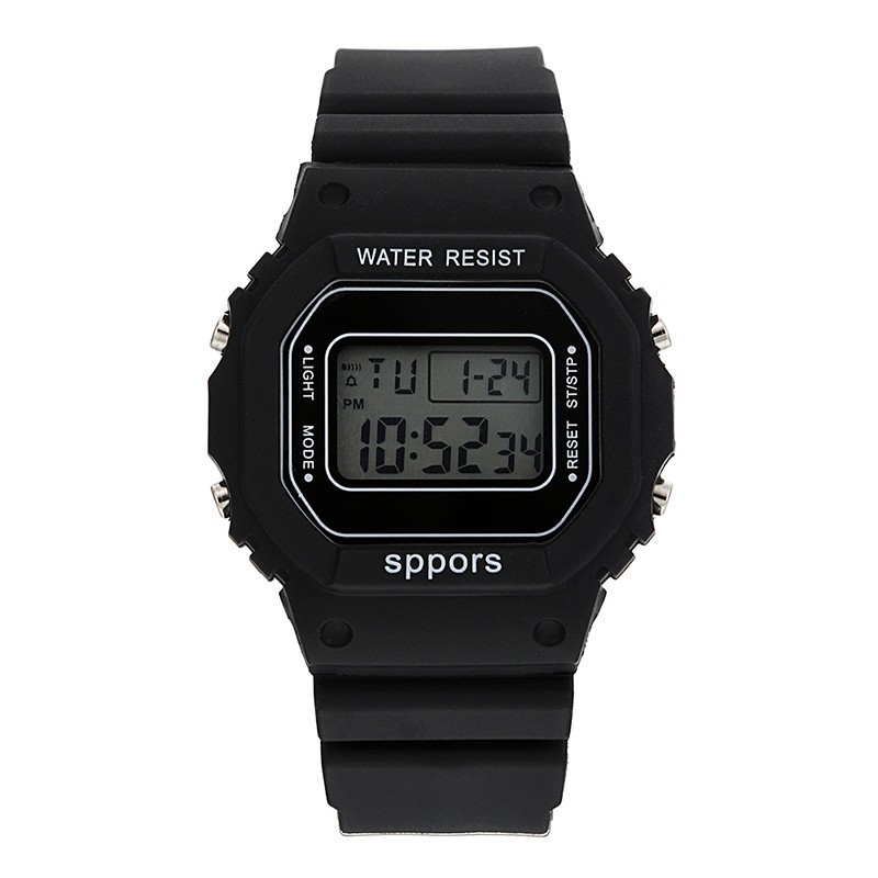 New Fashion Square Digital Watch Women Sports Watches Wrist Watch Electronic Clock