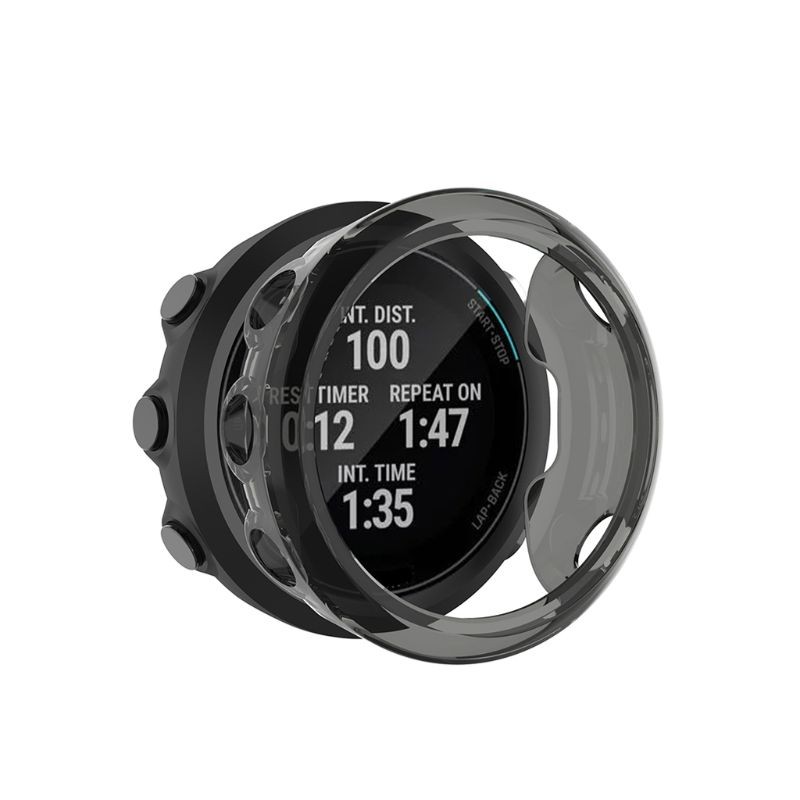 Soft Ultra-thin TPU Case Cover Silicone Protector Shell for Garmin Swim 2 Smart Watch Accessories