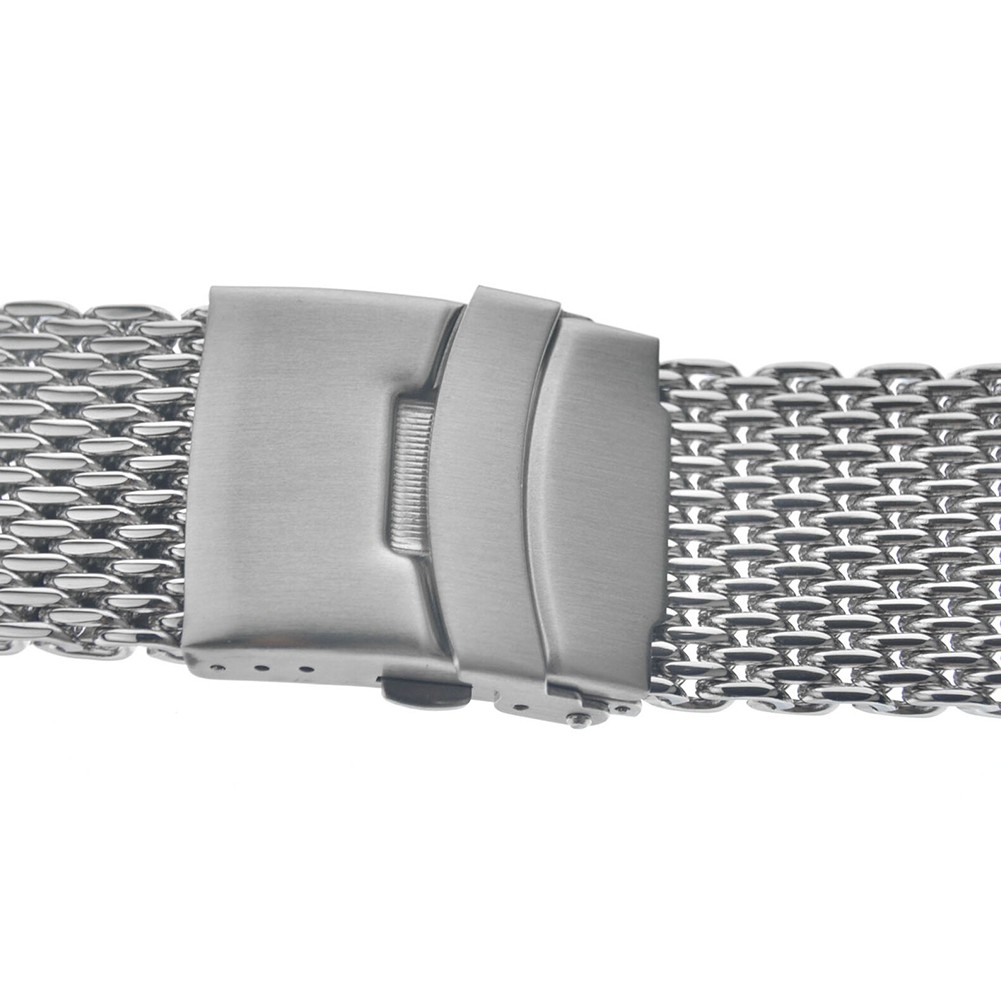 Adjustable Mesh Solid Bracelet Fashion Milanese Loop Wear Resistant Watch Strap Stainless Steel Business Replacement Wristband