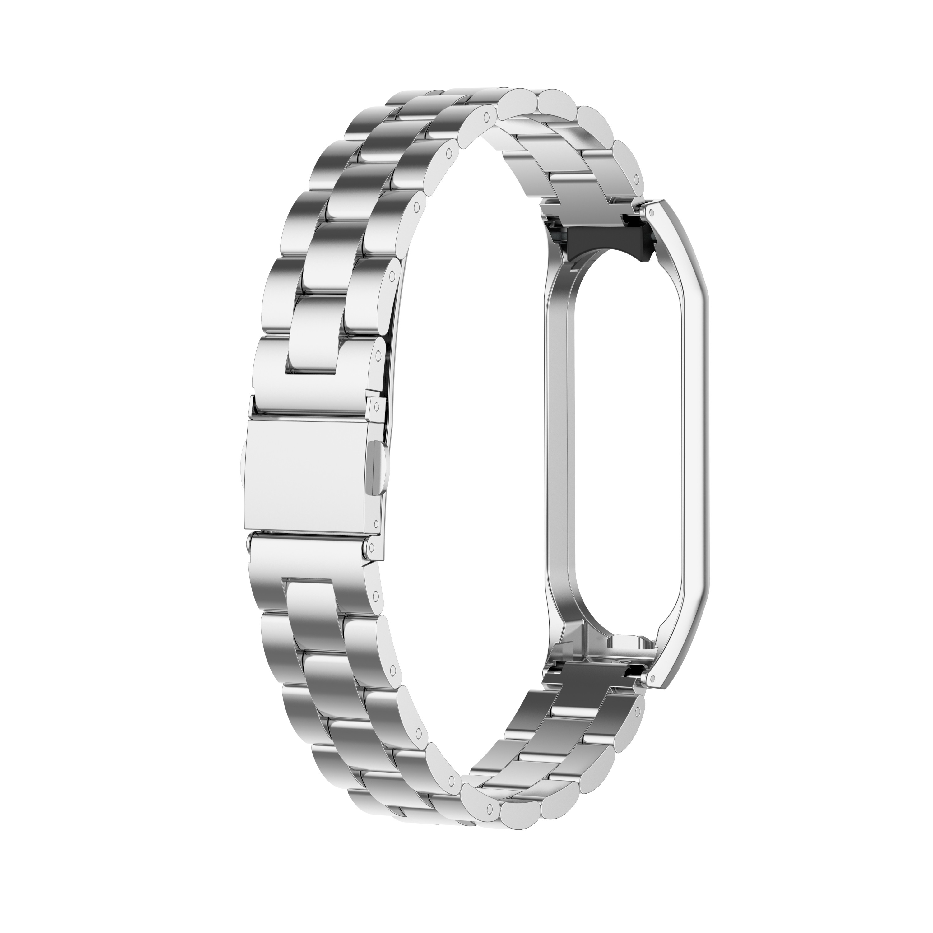 Stainless Steel Metal Strap For Mi Band 6 Xiaomi Mi Band 5 4 3 Band Compatible Bracelet Wristband Mi Band 6 5 4 3 Accessories