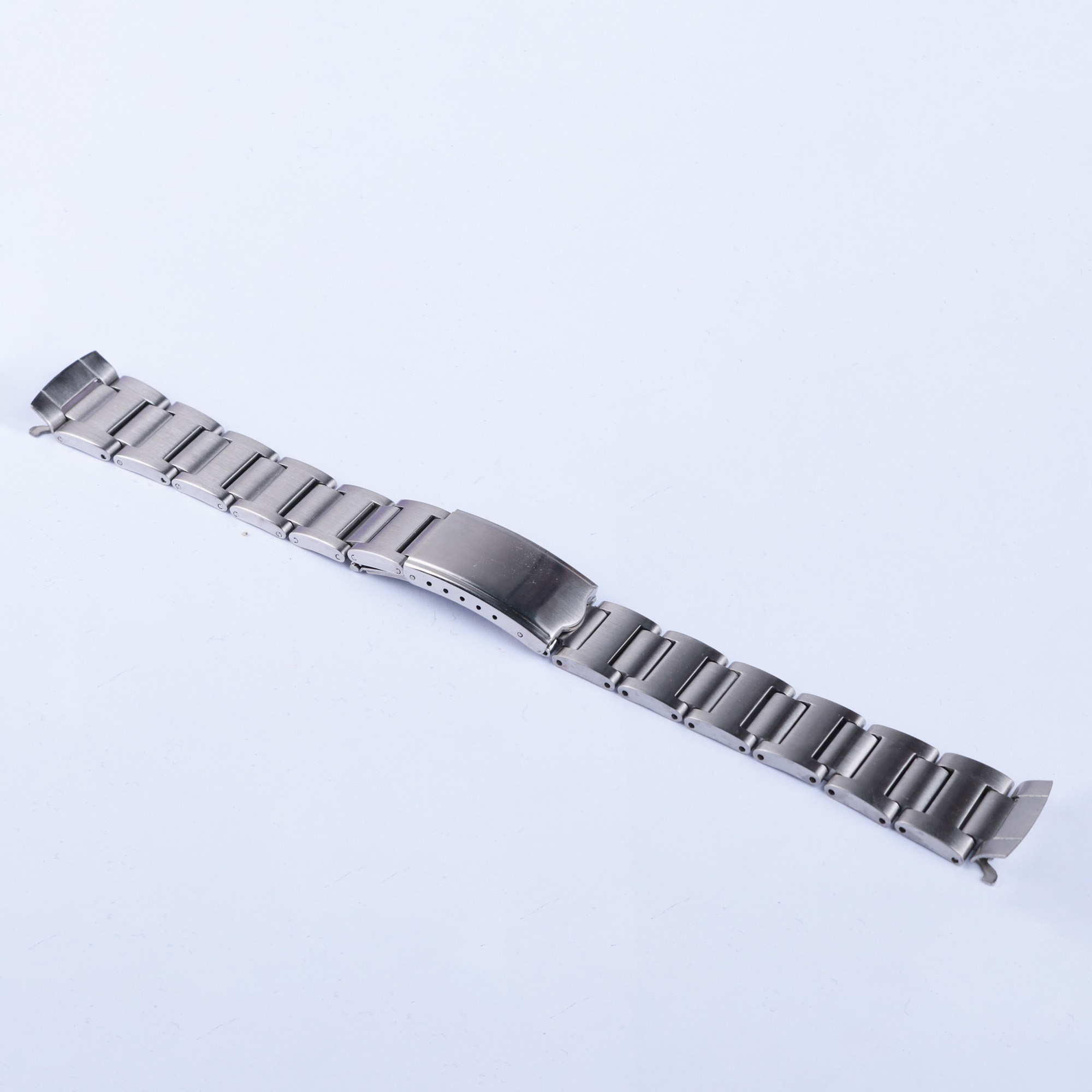 19mm Vintage 316L Hollow Curved End Watch Strap Band Bracelet for Seiko Watch 6139-6002 6000 6001 6005 6032 Chrono