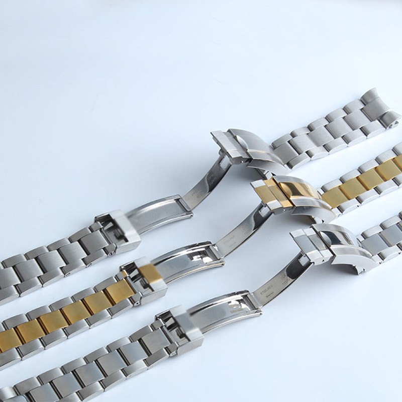 Watch Band for Rolex Submarine Yacht-Master Daytona Solid Stainless Steel Watch Strap Chain Watch Accessories Watch Band