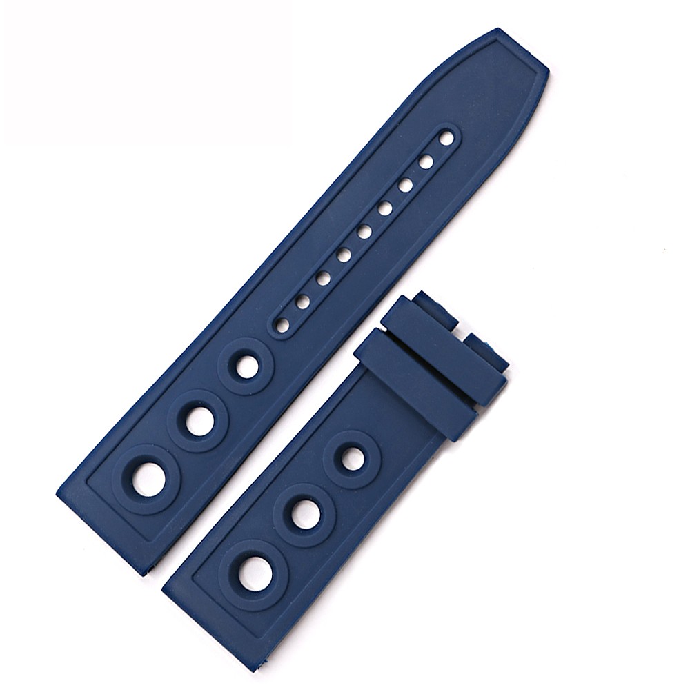 CARLYWET - Rubber and silicone replacement watch strap, 22 24 mm, wholesale, high quality, for Breitling Superocean