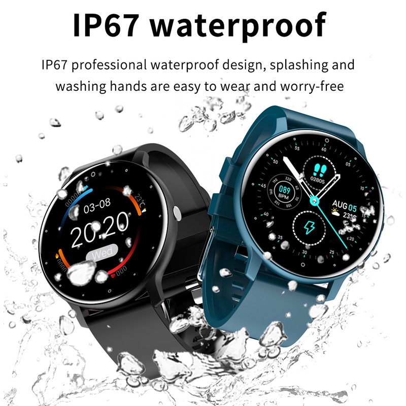 2022 Smart Watch Ladies Full Touch Screen Sport Fitness Watch IP67 Waterproof Bluetooth Android iOS Female Smart Watch