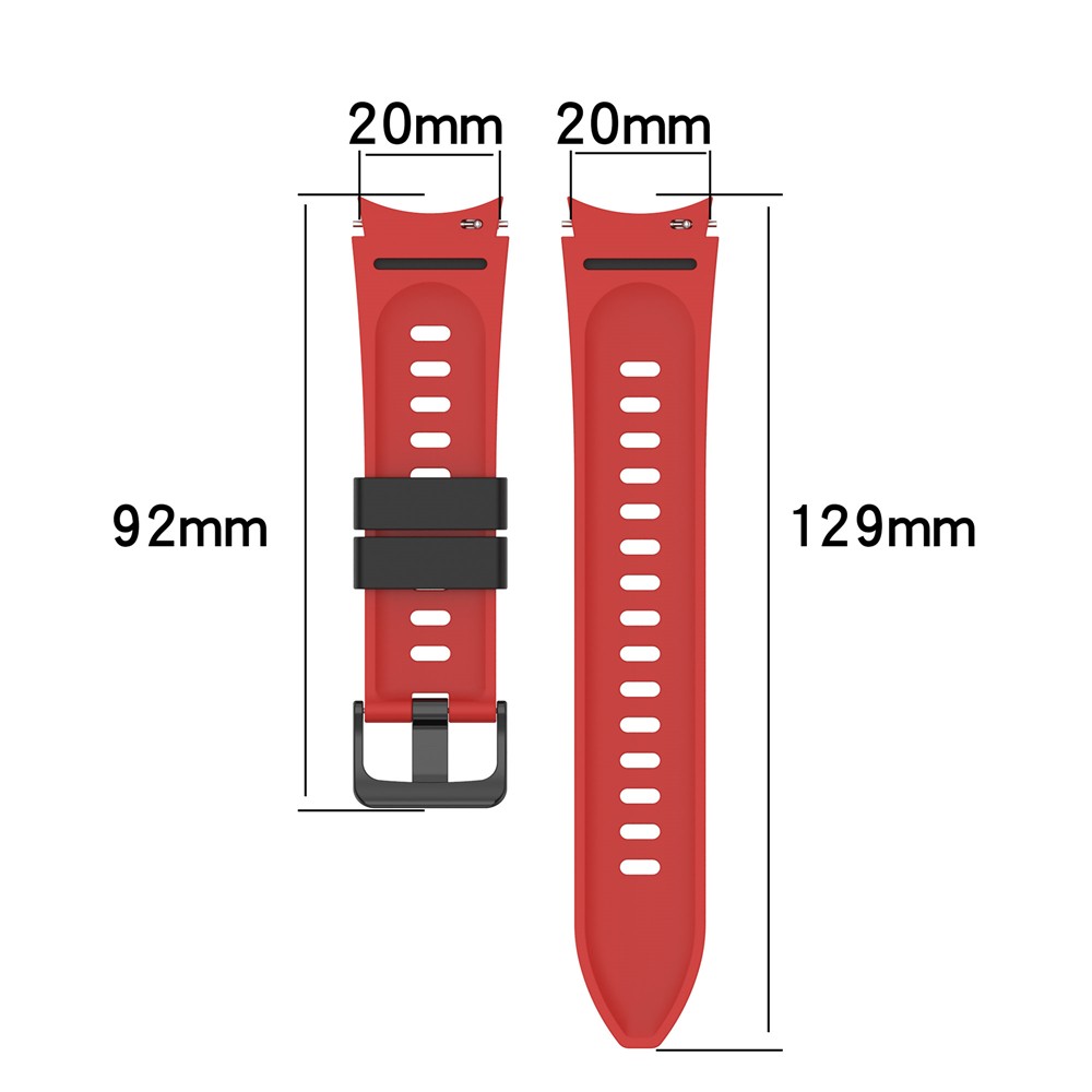 Sports Silicone Strap For Samsung Galaxy Watch Band 4 classic 46mm 42mm Bracelet Galaxy Watch 4 44mm 40mm Curved End Wristbands