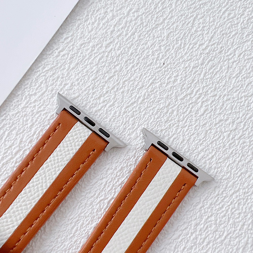 Genuine leather strap for apple watch band 45mm/41mm 44mm/40mm 42mm 38mm 45 41mm bracelet watchband iwatch series 5 4 3 se 6 7
