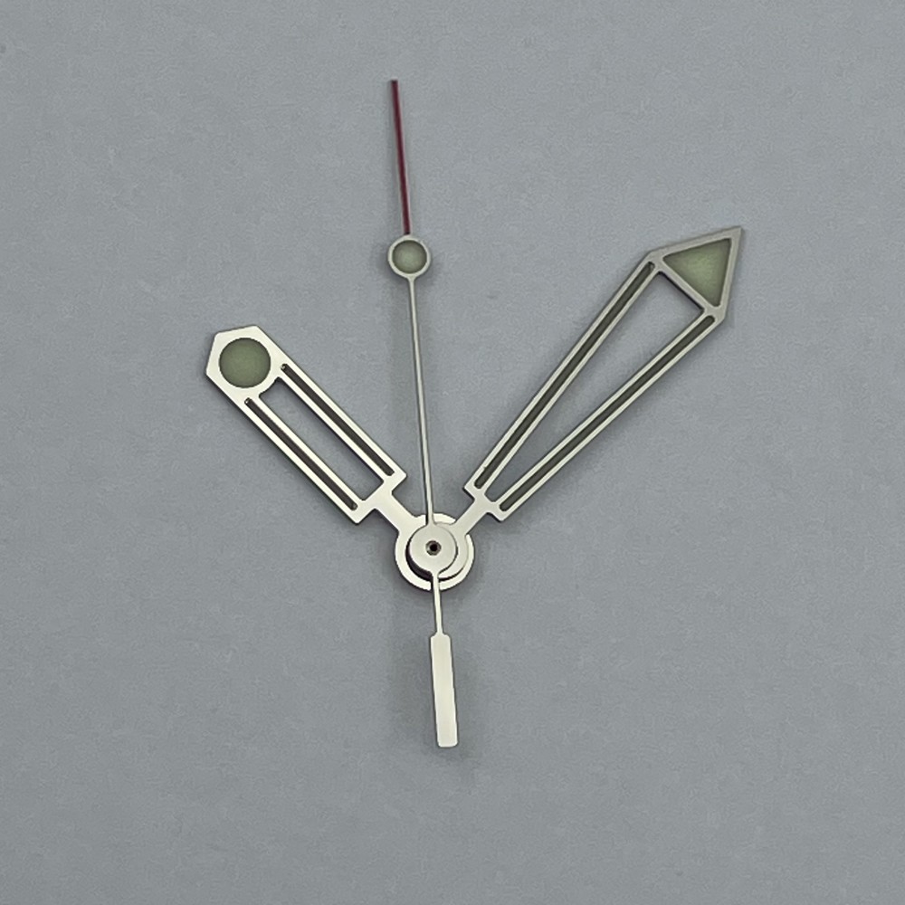 Watch parts green luminous stainless steel watch seamaster wristwatch adjustment needle suitable for movement NH35/36