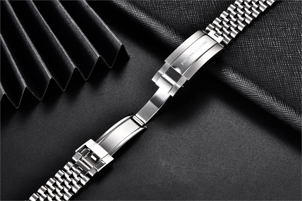 PAGANI DESIGN Original For PD1662, PD1651 Watch 316L Stainless Steel Band Jubilee Band Bracelet Width 20mm, Length 220mm