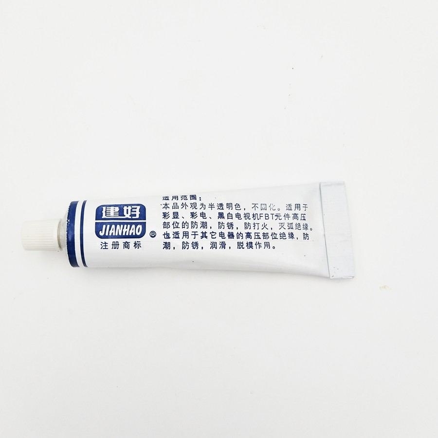 High Voltage Silicone Grease Insulation Rust Moisture Transparent Non-curing for TV FBT Component High Pressure Parts