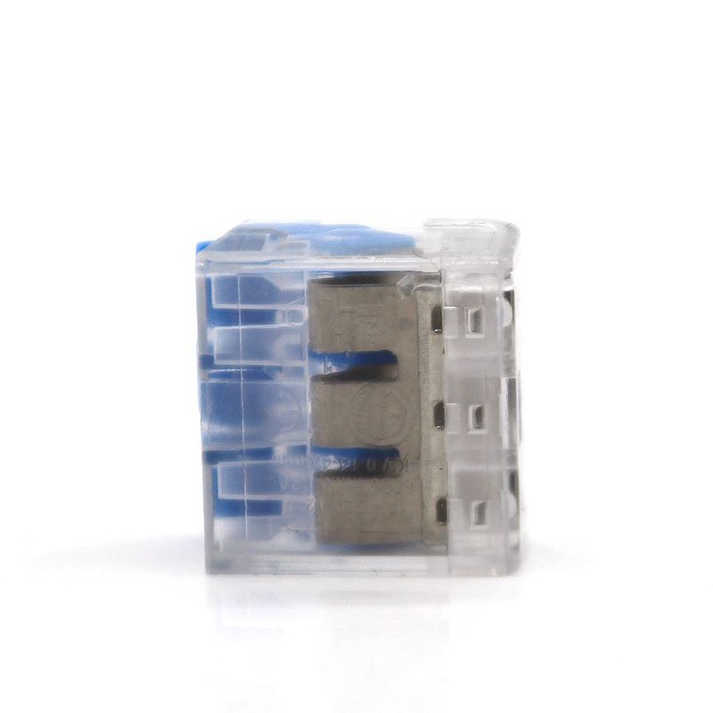 Wire Connector Small Quick Universal Compact Connector Spring Wire Cable Electrical Connectors Push In Terminal Block 412-415