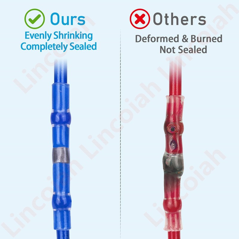 50/10pcs Soldering Wire Connectors - Heat Shrink Welding Tip Connectors - Soldering Terminal Kit - Automotive Marine Insulation