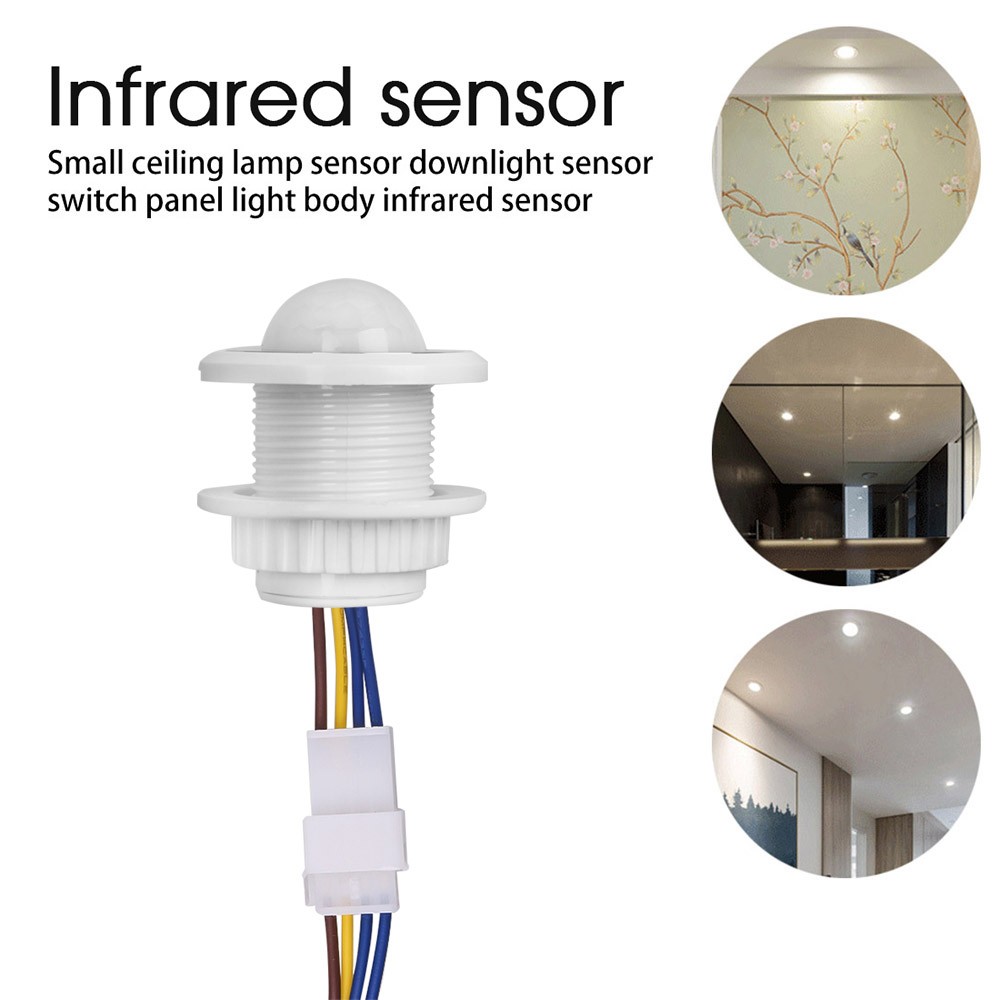 Home Light Sensor Time Delay Adjustable 110V-220V Photosensitive LED PIR Infrared Motion Sensor Switch Mode Detector Light Switch