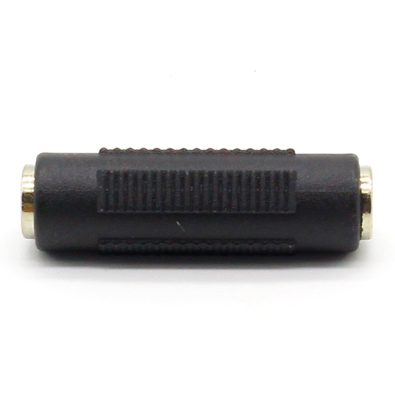 1pc 3.5mm Female to 3.5mm Female Jack Stereo Coupler Adapter