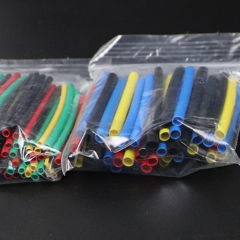 328pcs/set Heat Shrink Tube Kit Assorted Shrink Wrap Sleeves Tubing Wire Cable Protector Heat Shrinkable Sheath 8 Sizes