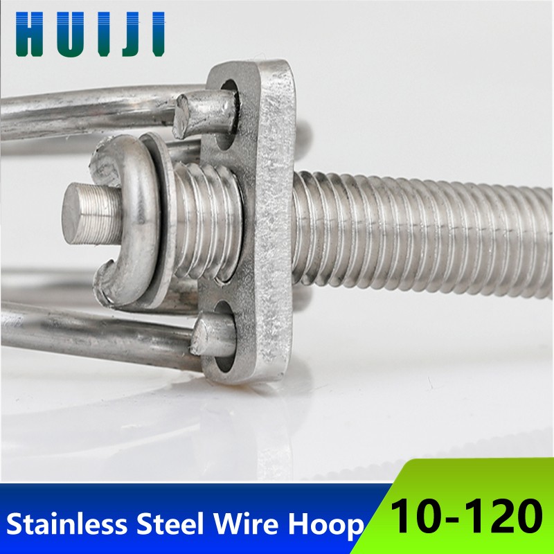 304 Stainless Steel Wire Hoop, Double Wire Hose Hoop, Strong Wire Hoop, Rubber Hose Clamp, Hose Hoop, Hose Hoop