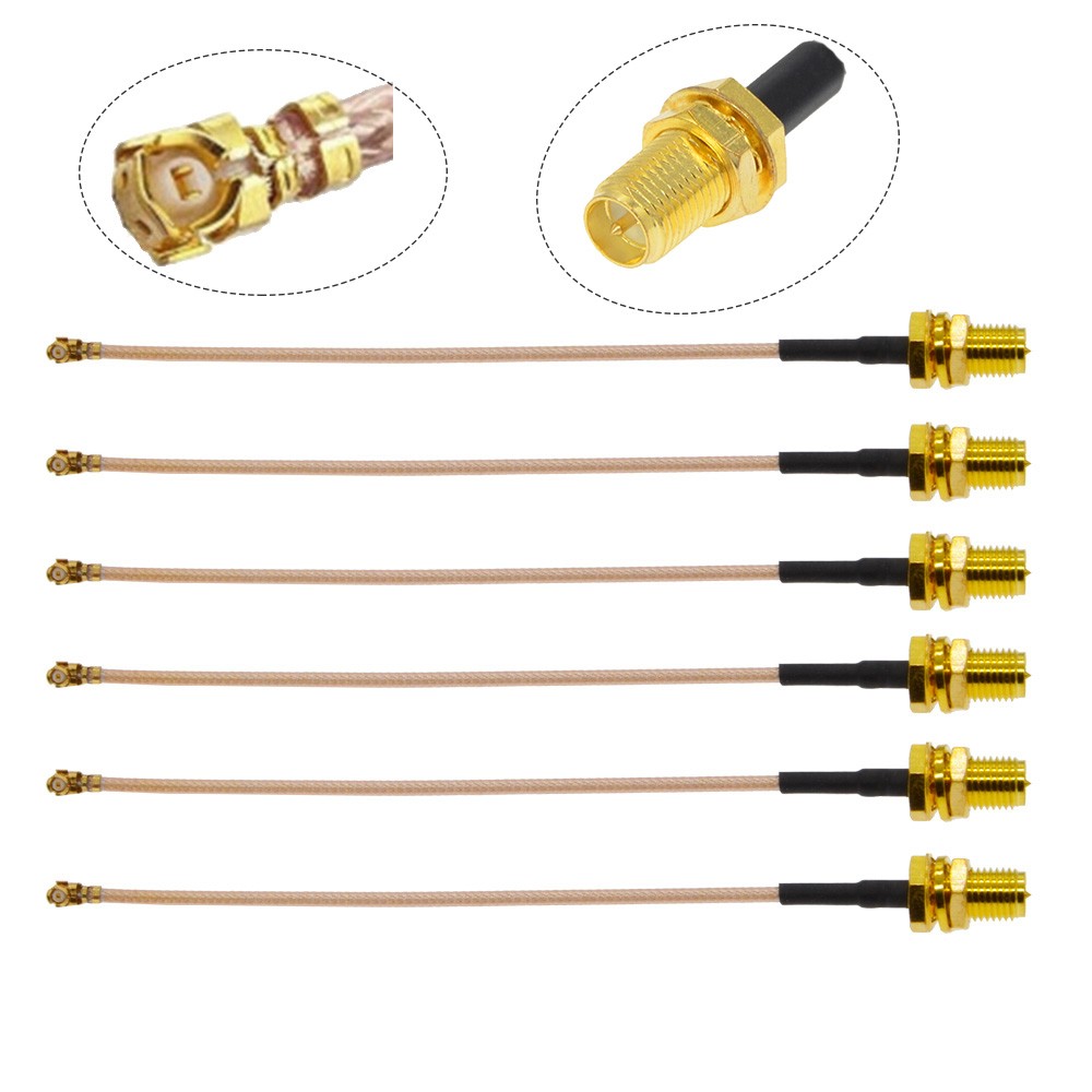 10pcs/lot SMA Female to uFL/u.FL/IPX/IPEX1 Female Connector RF Coax Pigtail Antenna Extension Cable RG178 SMA IPEX Cable