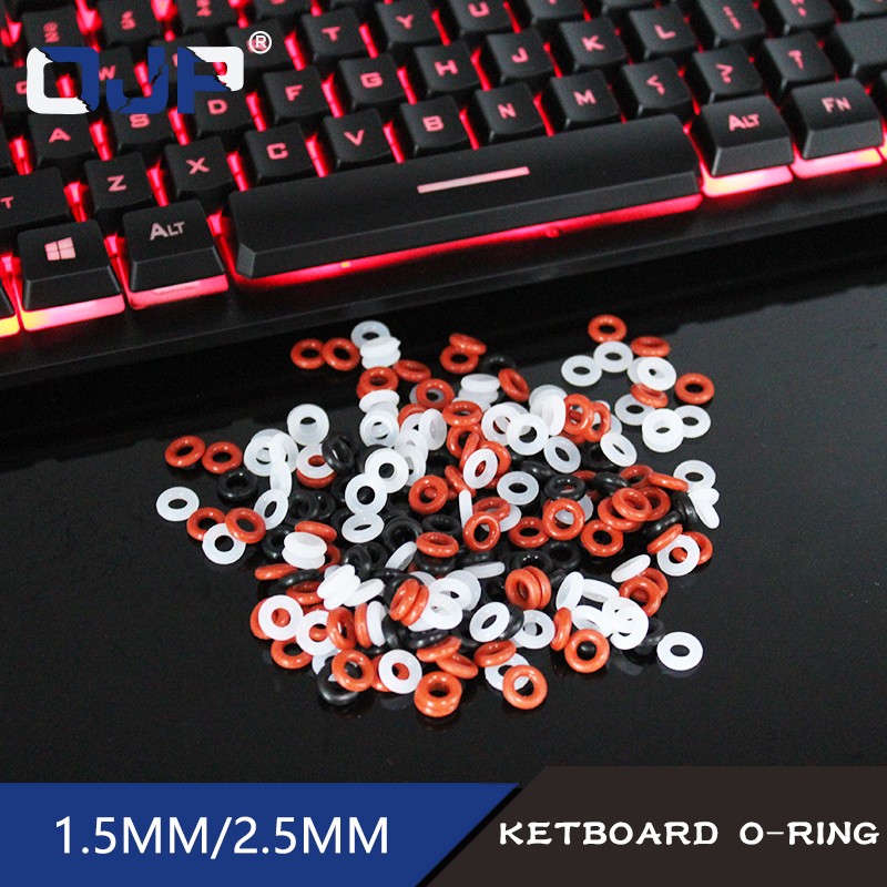 110pcs O-ring Keycaps Toggle Dampers For Cherry MX Keyboard Damper Replacement Noise Reduction Keyboard O-ring Seal