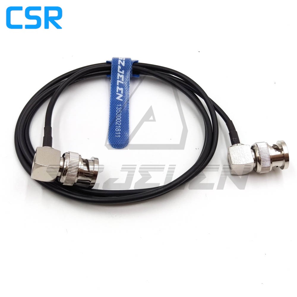 BNC Plug to BNC Elbow Plugs, SDI Pigtail. Camera RF Coaxial Cable , 50 Ohm Camera Video Signal SDI Transmission Line