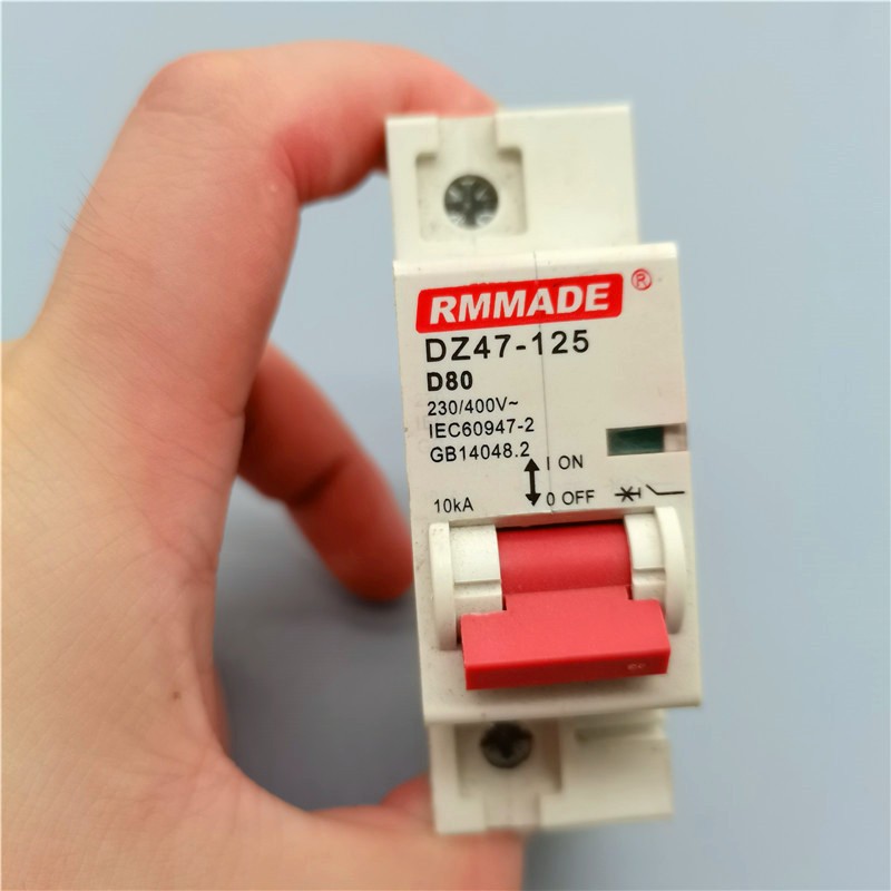 1p residual current leakage protection circuit breaker dz47-125 air switch of air switch circuit breaker dz47-100 C45 125A