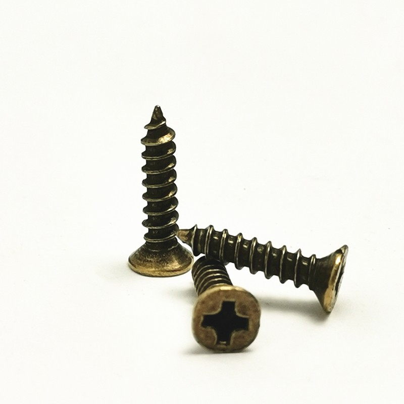 200pcs 2x5mm 2x6mm 2x8mm 2x10mm steel phillips pan round head self tapping screw wood screw