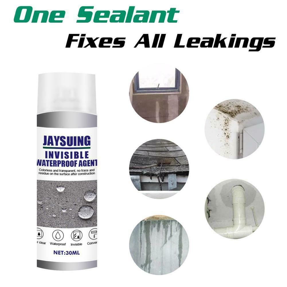 30ml Sealant Spray Sealant Fast Drying Sealant Spray Bathroom Waterproof Leak Repair Spray Gaps Leak Roof Repair Supplies