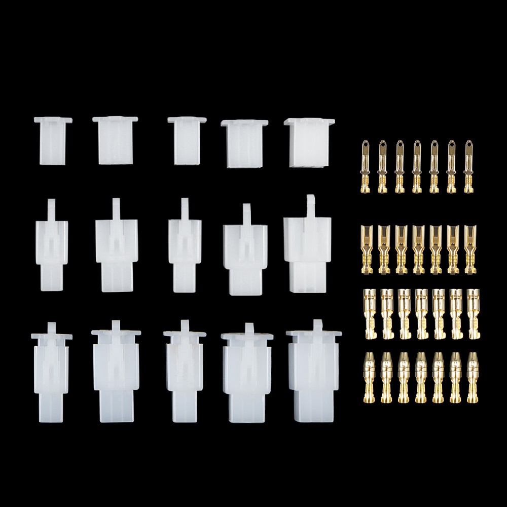 1200/380pcs/set Car Motorcycle Electric 2.8mm 2 3 4 6 9 Pin Connector Wire Terminal Fixed Hook Male Female Terminals