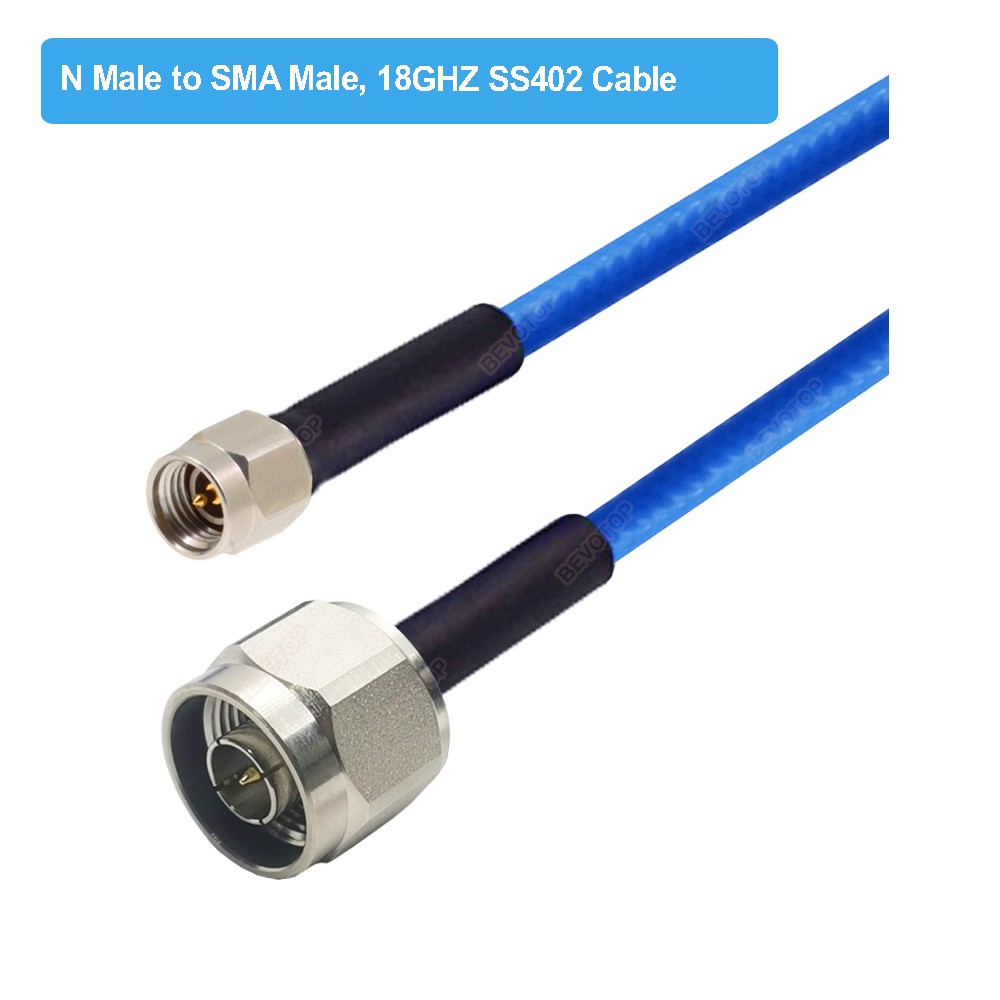 SS402 Cable SMA Male to SMA Male Plug High Quality High Frequency Low Loss SS-402 18GHZ Test Cable RF Coaxial Pigtail Jumper