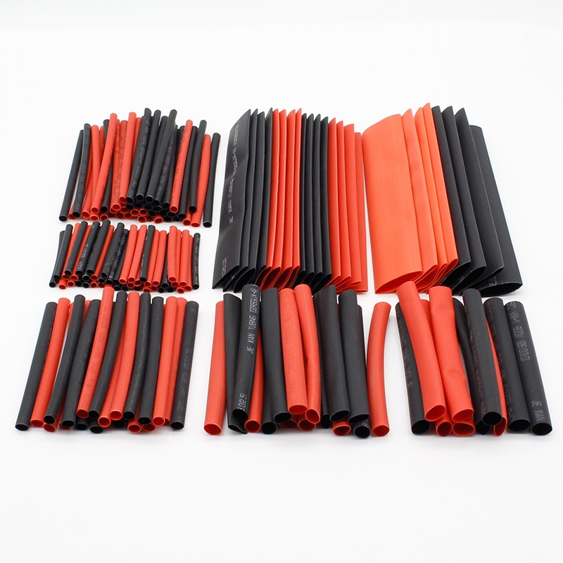 150pcs 2:1 heat shrinkable polyvinyl chloride tube sleeving wrap wire kit cable S08 drop ship