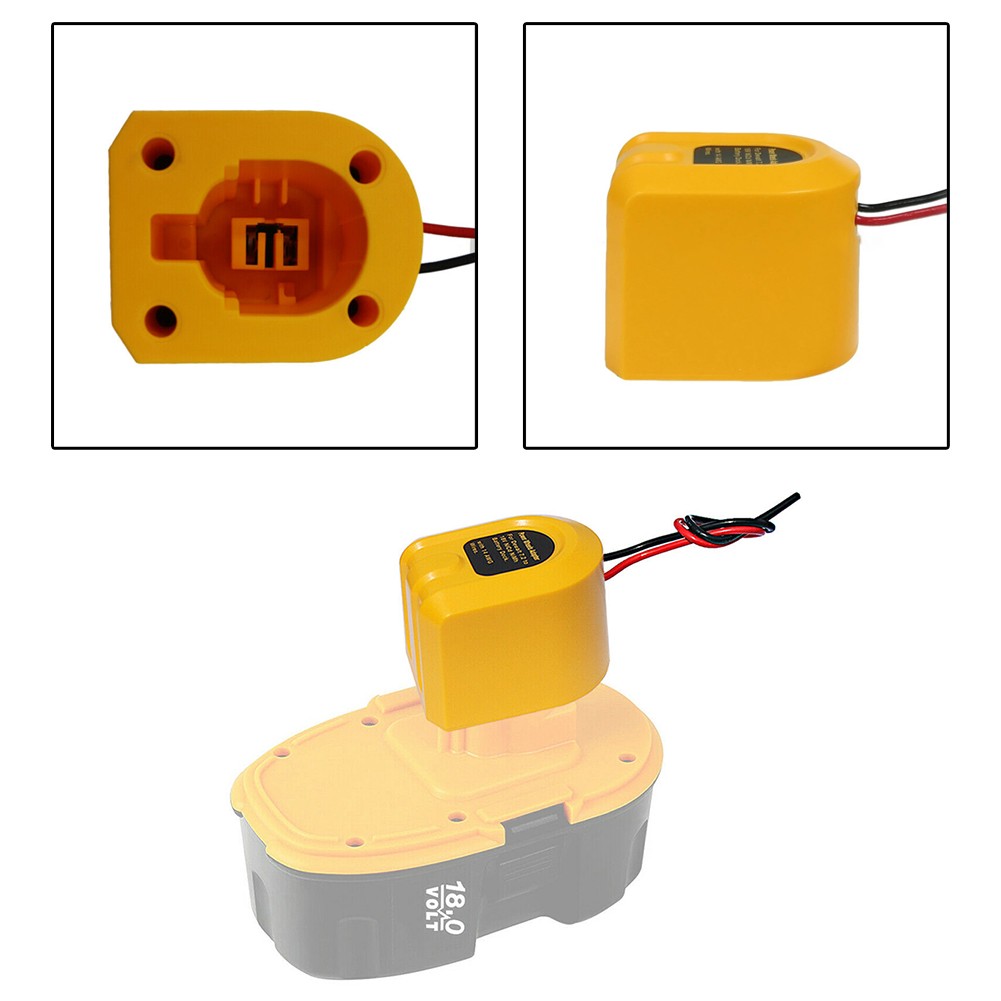 DW Nickel Chrome Connector With Battery Adapter Wire For DW 7.2-18V Ni-Cr Ni-mh Power Tools Charger Parts