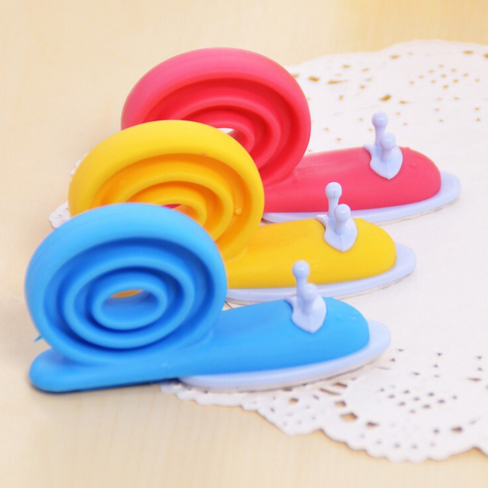 1pc Cute Snail Animal Shaped Silicone Door Stopper Wedge Holder For Children Kids Safety Guard Finger Protector