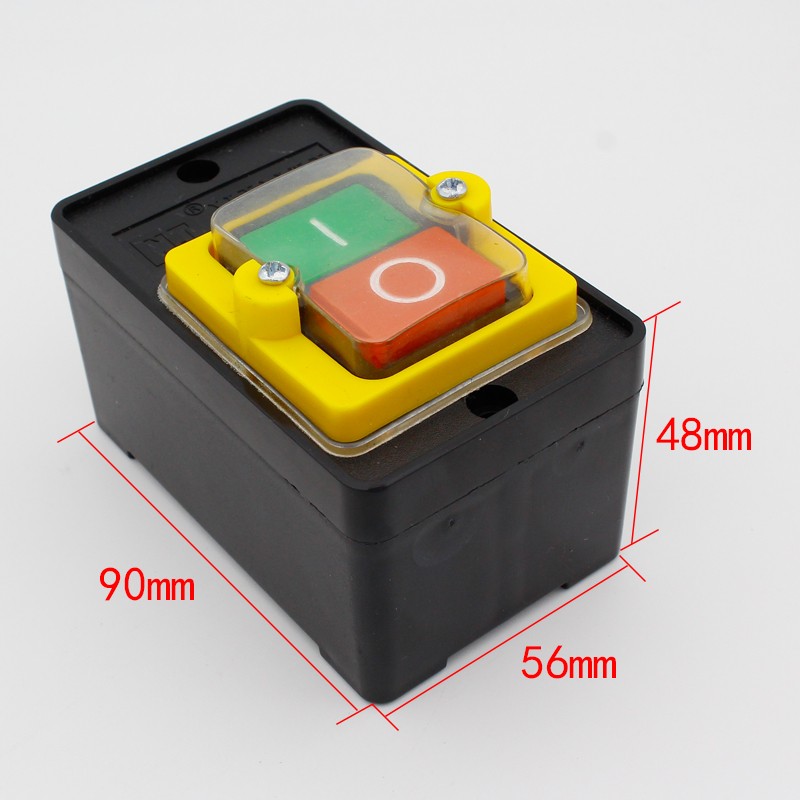 On/Off Push Button Switch Waterproof Max 10A 380V