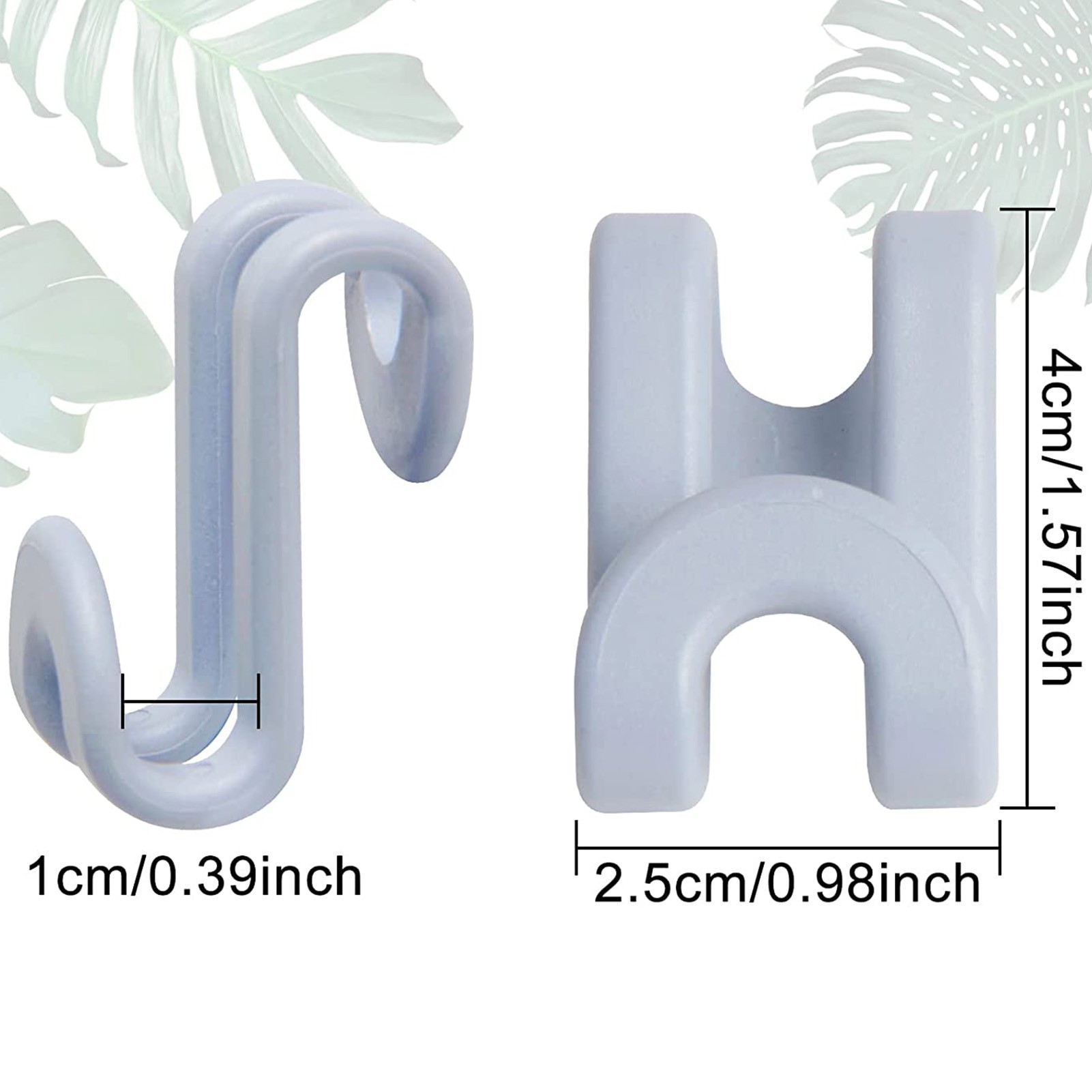 Clothes Hanger Hook Connector Small Cascading Hanger Hook Convenient Extender Clips Heavy Duty Hanging Clip for Cabinets