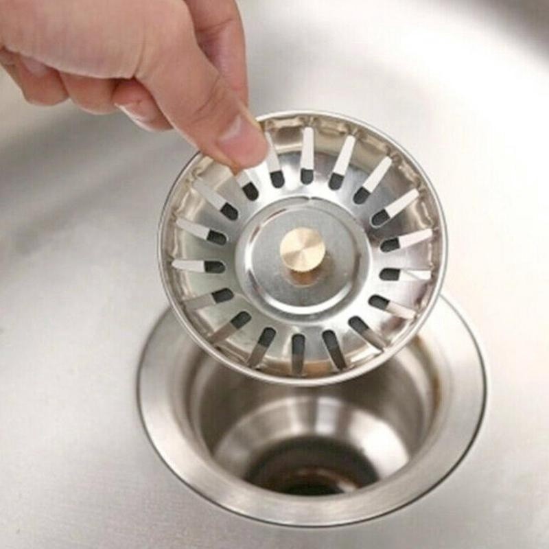 Stainless Steel Swimming Pool Bathtub Hair Catcher Stopper Bathroom Sink Strainer Waste Sink Filter Plug Kitchen Sink Accessories Tools