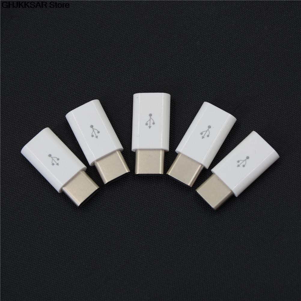 5pcs/lot USB Type C Adapter USB 3.1 Type-C Male Connector to Micro USB 2.0 5Pin Female Data Adapter Converter