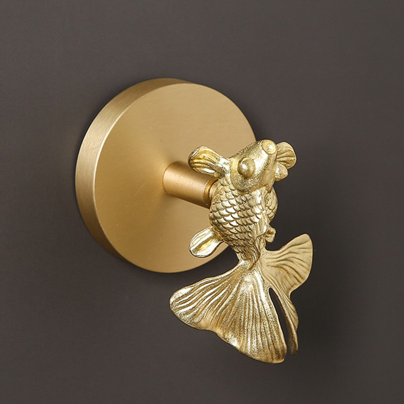 Nordic Style Solid Brass Shell Pull Gold Cabinet Handle Door Furniture Handles Cupboard Wardrobe Drawer Pulls Home Decor