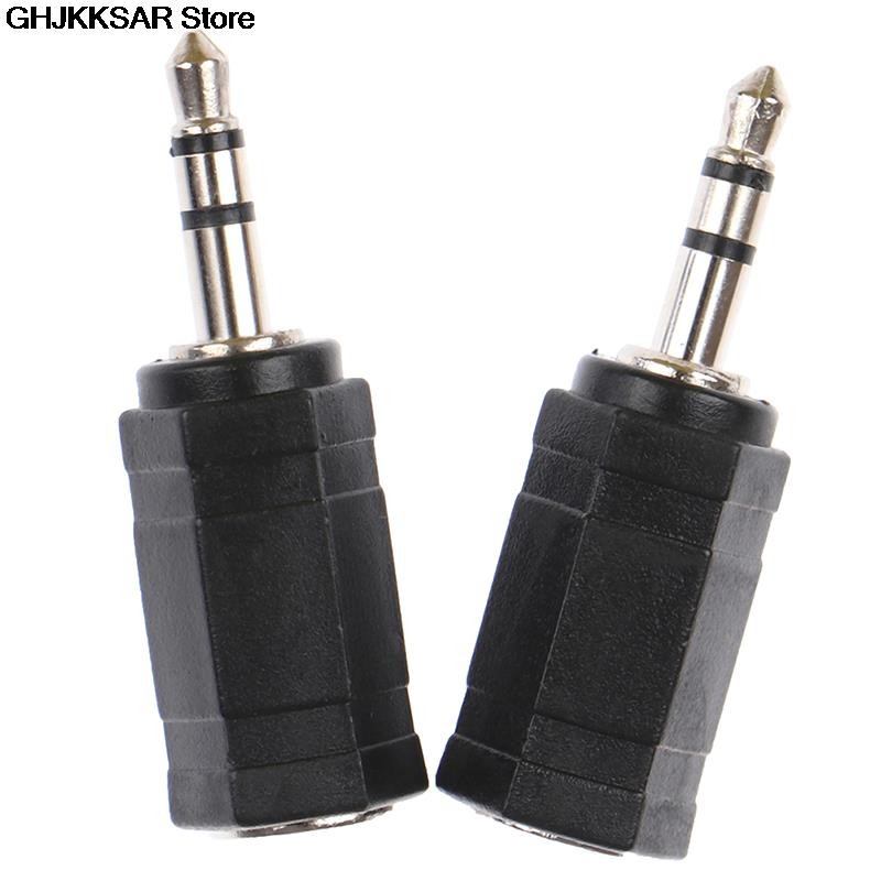 3.5mm stereo audio jack male to 2.5mm female 3.5 to 2.5mm adapter jack for headphones, computer, phone