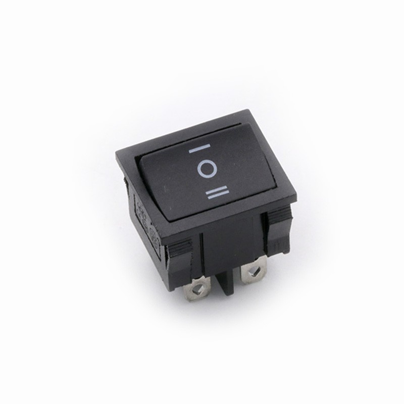 10pcs KCD5 21x24mm Double Power Rocker Switches Without Black Light ON-OFF-ON 4pin 6A/250V 15A/125V AC