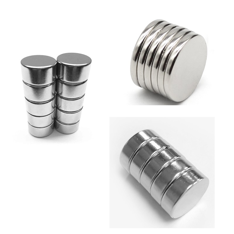 1-20pcs Strong Round Magnet Rare-Earth Neodymium Magnet Permanent Magnet Diameter 15mm Thickness 1/1.5/2/3/4/5/6/10/15mm