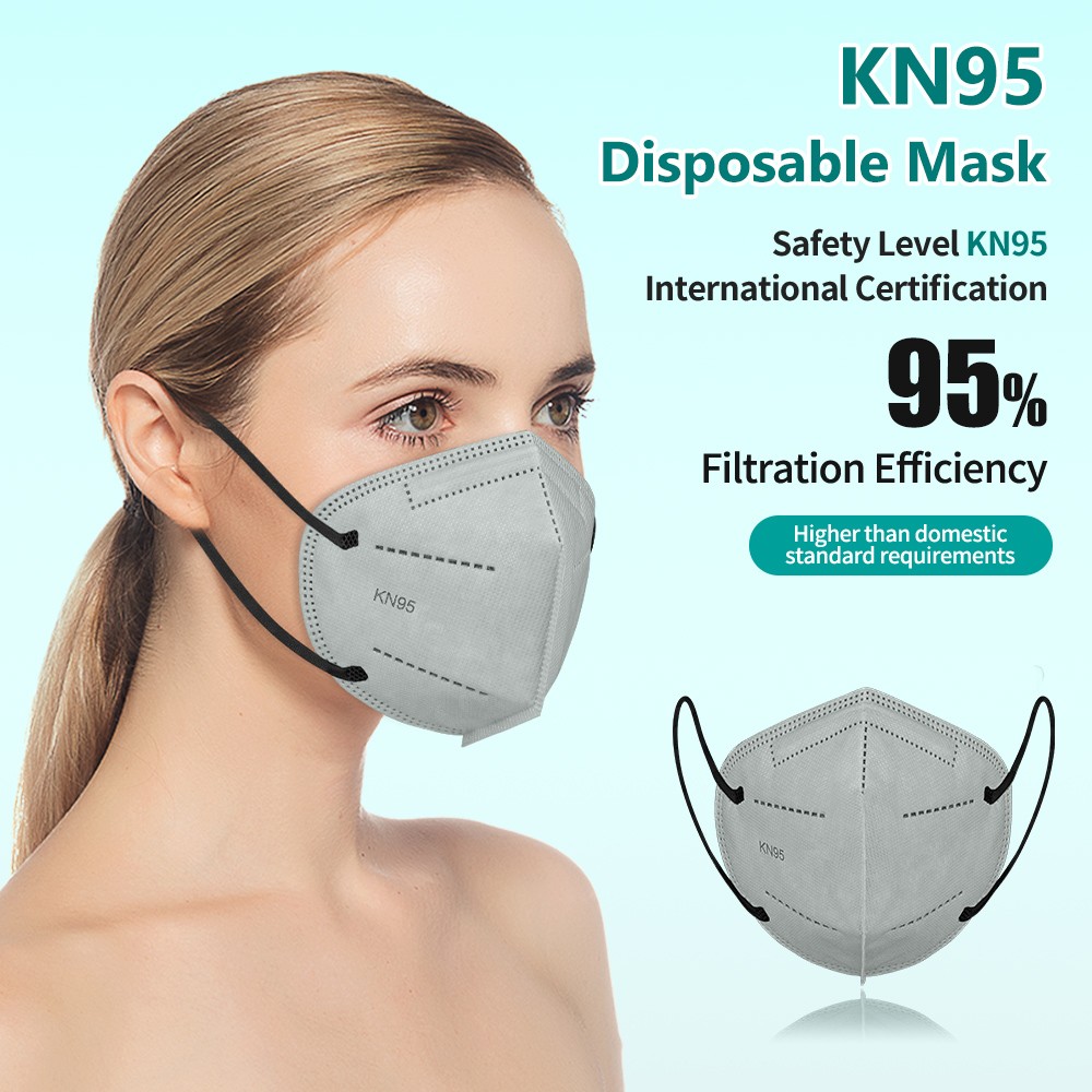 KN95 Mask 5 Layers Mascarillas FPP2 Mask Homologada Adult Face Mask KN95 Mascherine FFP2 CE Certificate FFP2 Protection Mask